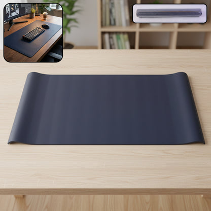 Wukusy premium anti-slip large desk mat mouse pad measuring 80x40 cm, with a smooth surface for comfortable mouse movement.