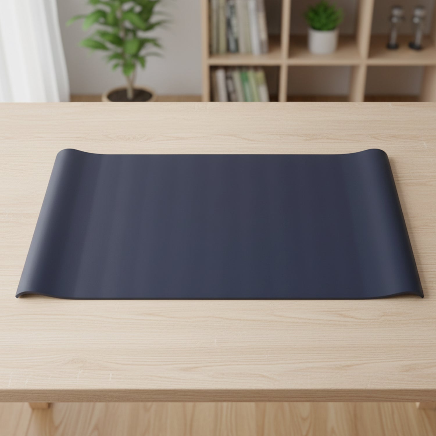 Wukusy premium anti-slip large desk mat mouse pad, 80x40 cm, with a smooth surface and non-slip backing for ergonomic comfort