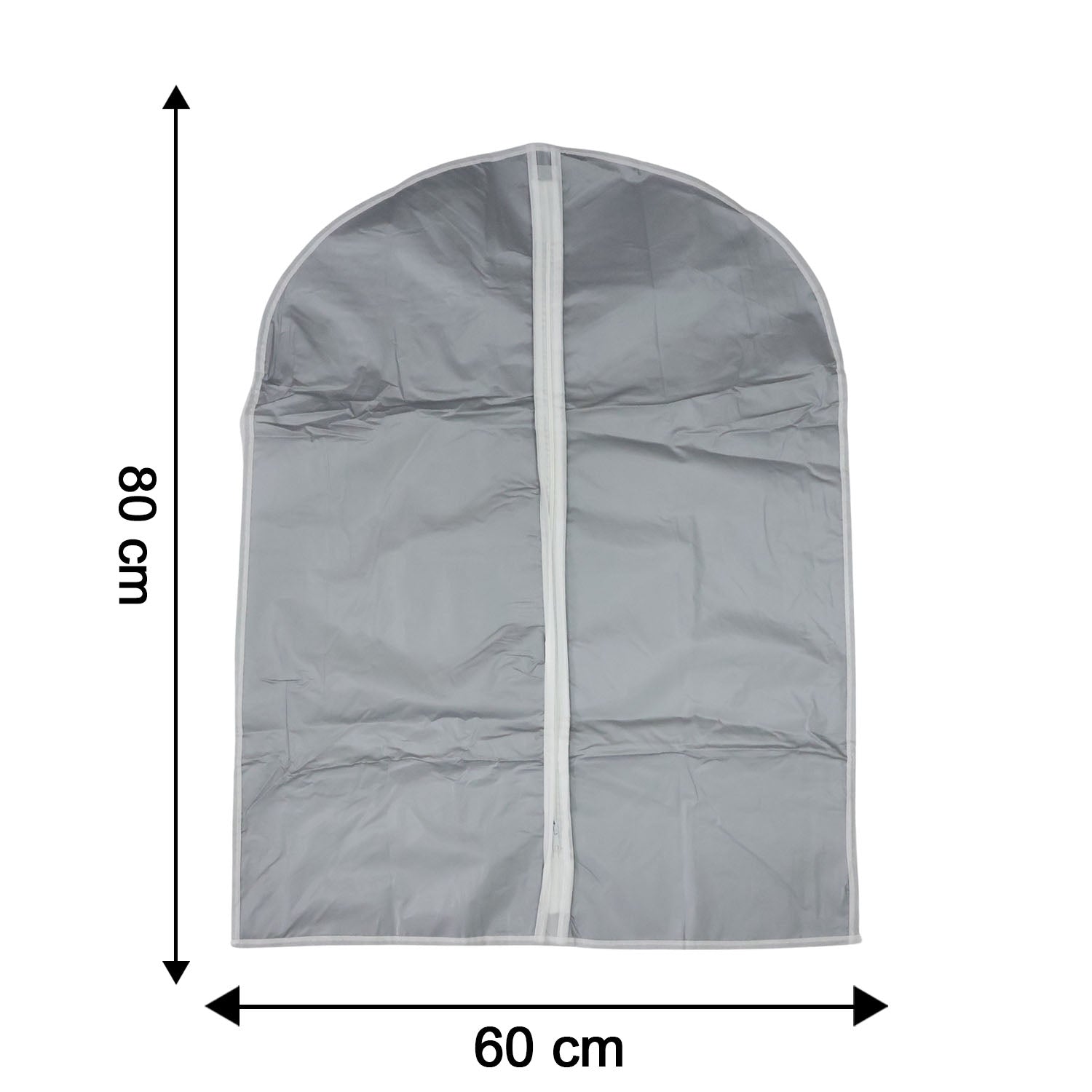 Wukusy premium breathable garment suit cover set with 5 pieces, 60-80 cm, made of breathable fabric for clothing protection.