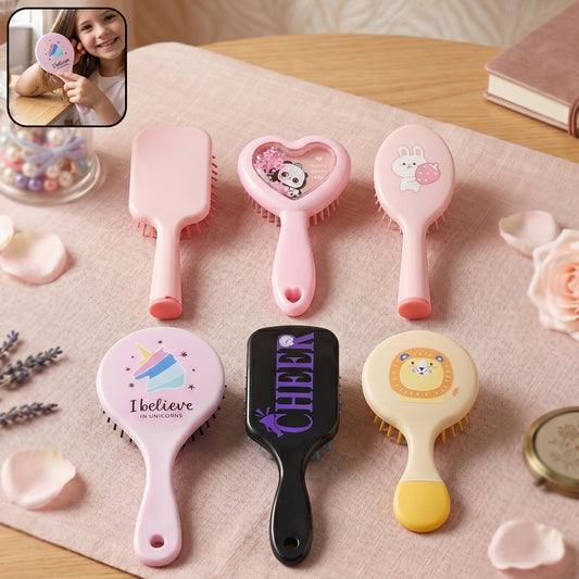 Wukusy premium grooming and styling hair comb, 1-piece mix design, with fine and wide teeth for detangling and styling hair.