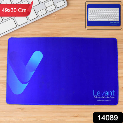 Wukusy premium large desk mat measuring 49x30 cm, smooth surface ideal for office or gaming setups.