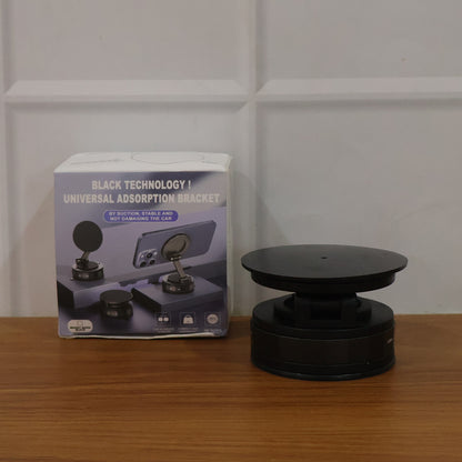Wukusy premium magnetic mobile holder stand with a sleek design, holding a smartphone securely for easy viewing.