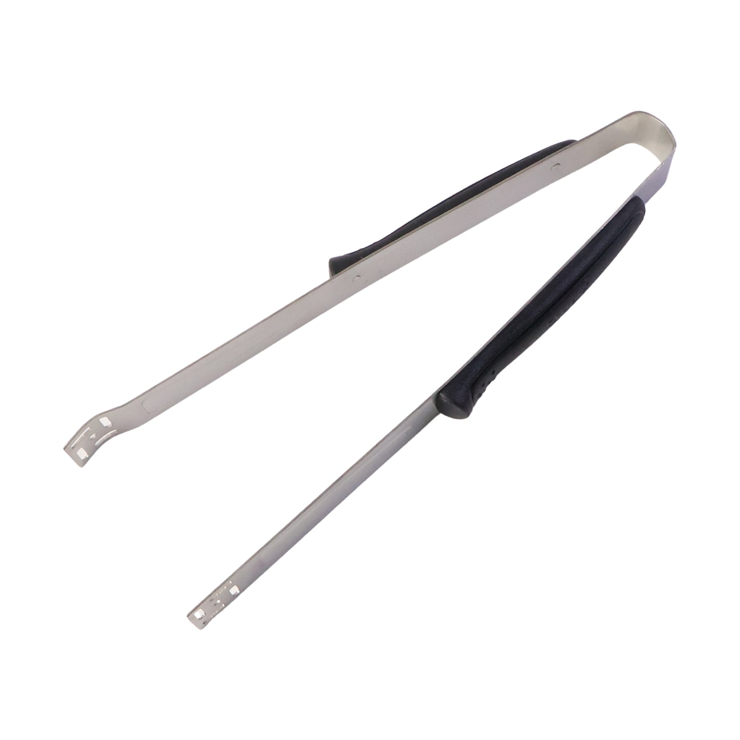 Premium stainless steel chimta by Wukusy, showing a durable, shiny metal tool with curved handles for cooking or grilling.