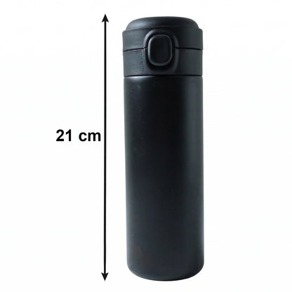 Wukusy premium stainless steel vacuum insulated water bottle, 300 ml, with a sleek design and screw-on lid.