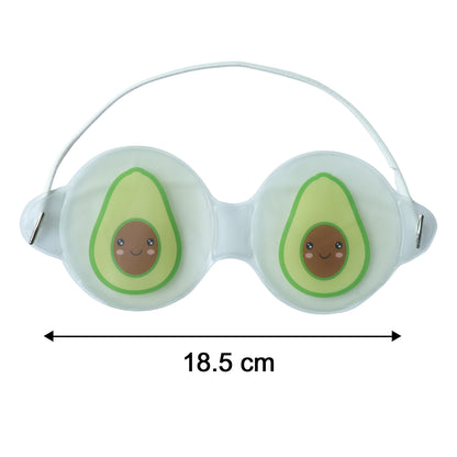 Wukusy reusable eye cooling gel mask, pair of soft, flexible eye masks for soothing relief and eye care.