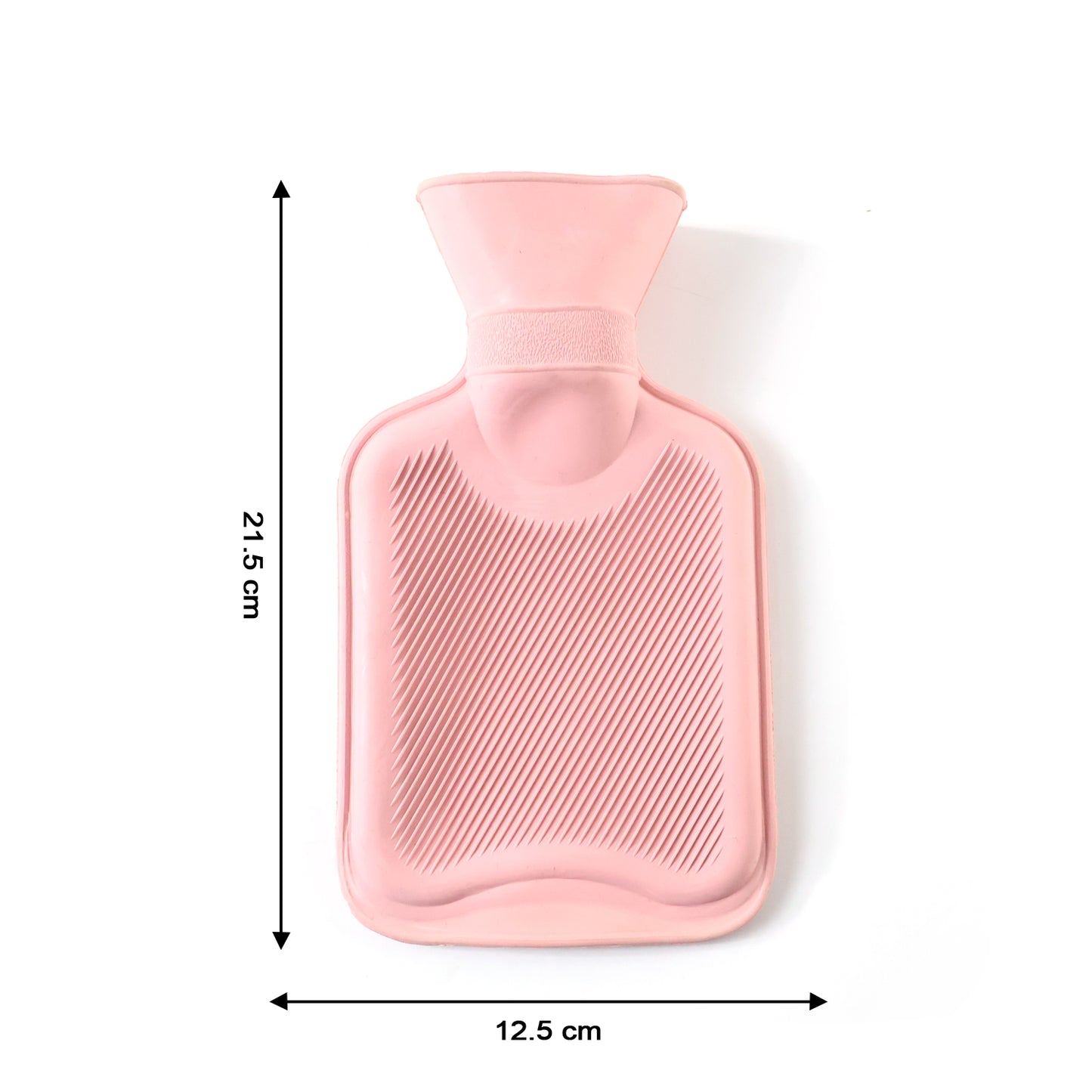 Wukusy reusable hot water bag for pain relief and warm compress therapy, flexible rubber bag with a screw cap.