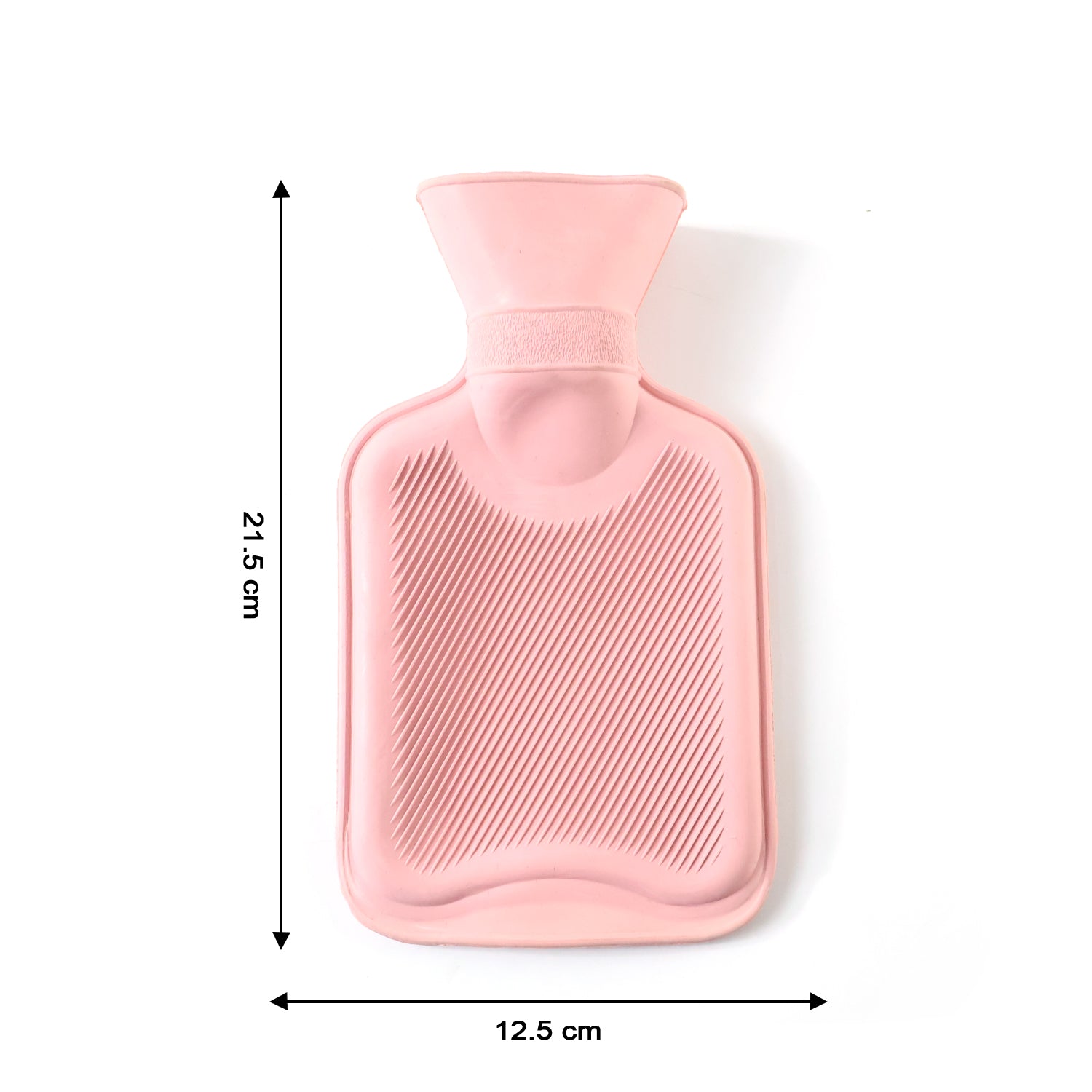 Wukusy reusable hot water bag for pain relief and warm compress therapy, flexible rubber bag with a screw cap.