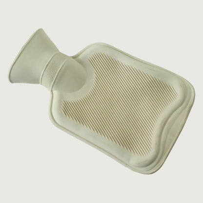 Wukusy reusable hot water bag for pain relief and warm compress therapy, shown with a soft, flexible rubber exterior.