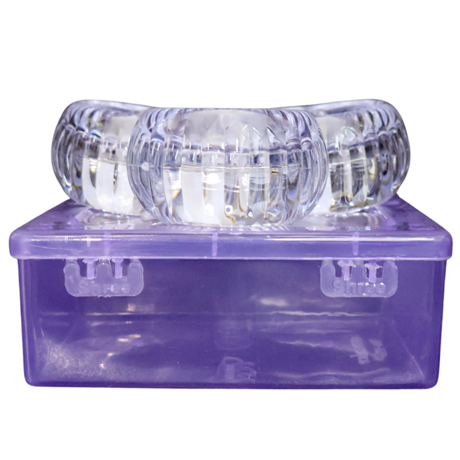 Set of 3 heart-shaped LED flameless decorative candles by Wukusy, featuring warm glow and realistic flickering effect.