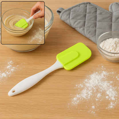 Wukusy silicone cooking spatula for baking, 18 cm, flexible silicone utensil for stirring and scraping in the kitchen