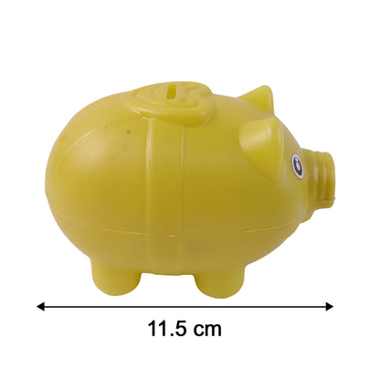Wukusy small piggy money bank coin saving box for children, featuring a cute pig design and secure coin slot.