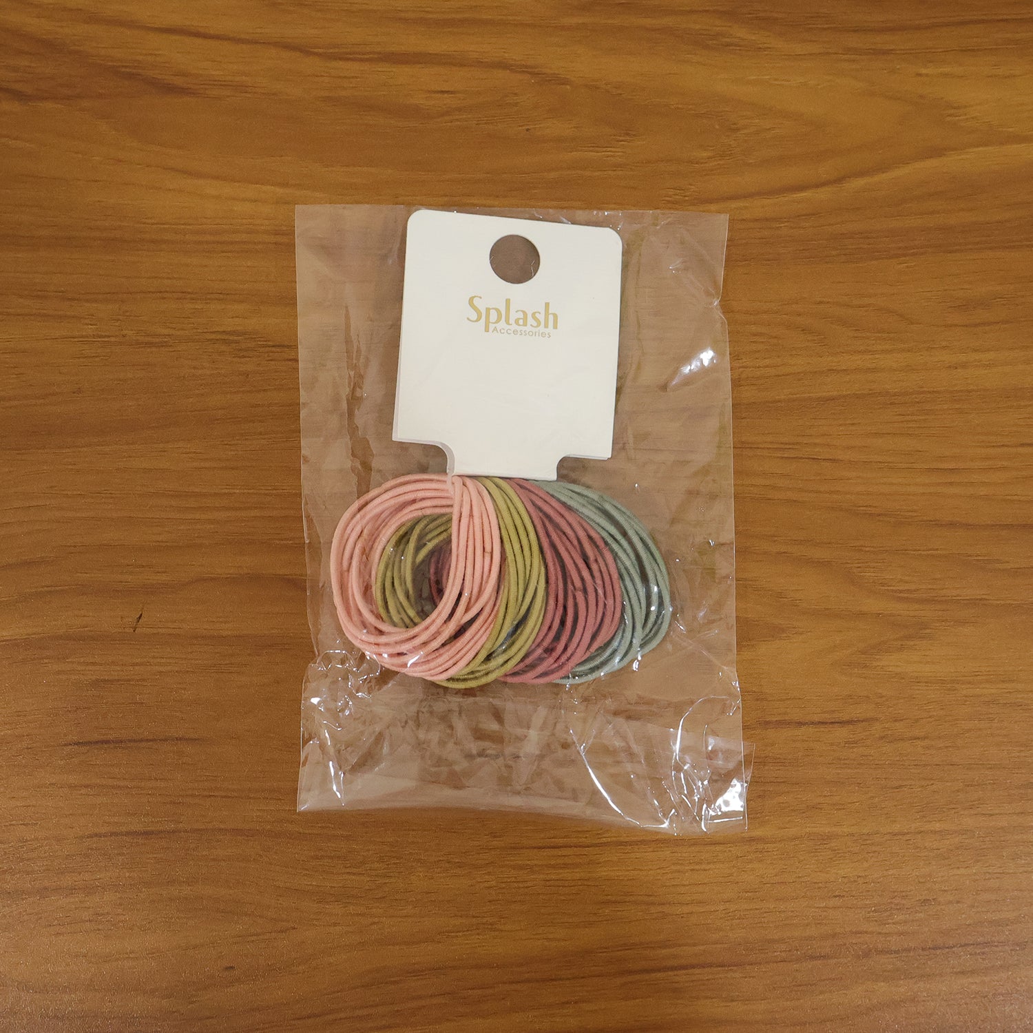 Set of 40 soft stretchable elastic hair bands and rubber hair ties by Wukusy, ideal for securing hair comfortably.