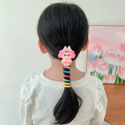 Set of 12 Wukusy spiral hair braiding clips for kids with colorful mix designs, ideal for easy hair styling.