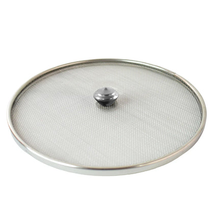 Wukusy 8-inch stainless steel fine mesh food net cover lid for protecting dishes, breathable and durable kitchen accessory