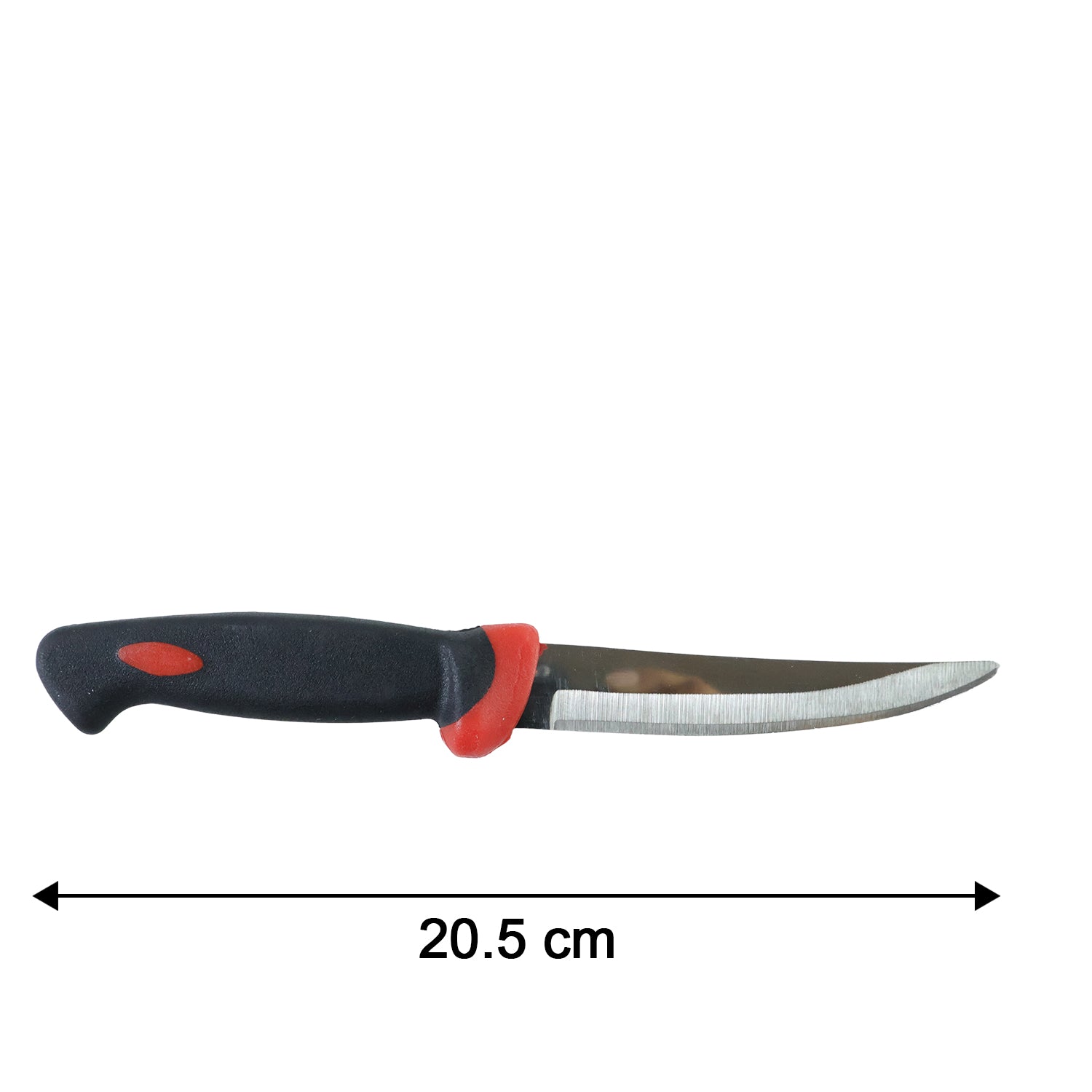 Wukusy stainless steel kitchen utility knife with ergonomic grip handle, versatile for slicing and chopping tasks.
