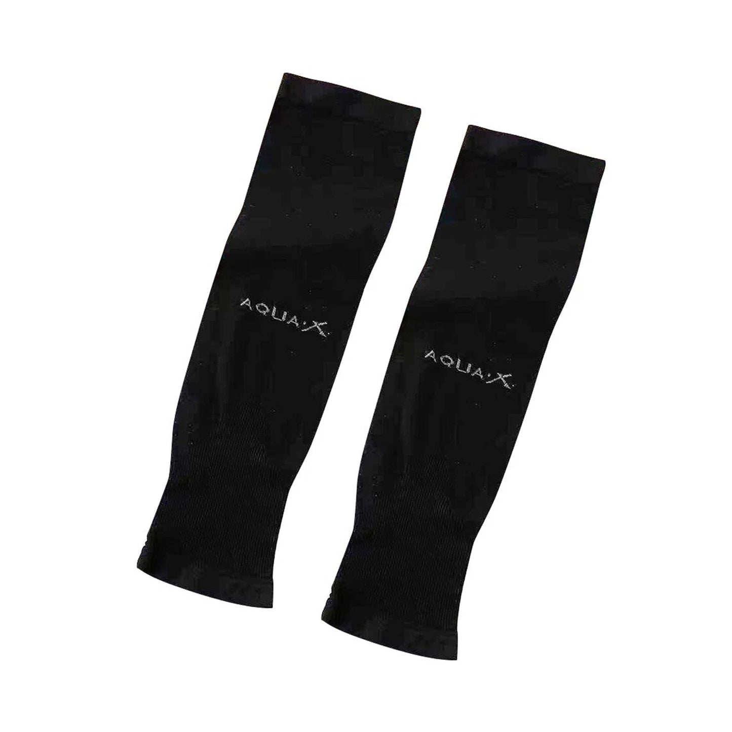 Pair of Wukusy stretchable elbow support compression sleeves for arm pain relief and joint stability.
