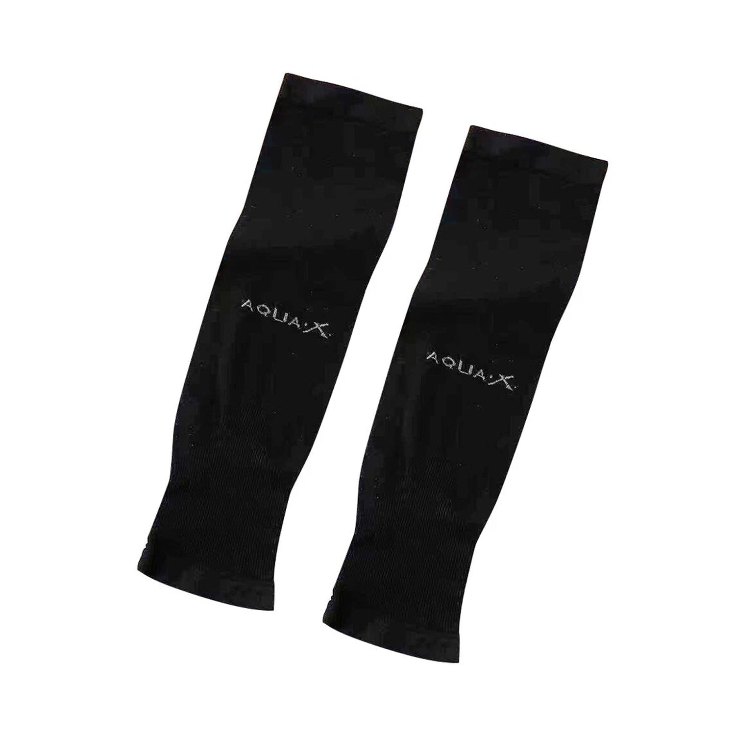 Pair of Wukusy stretchable elbow support compression sleeves for arm pain relief and joint stability.
