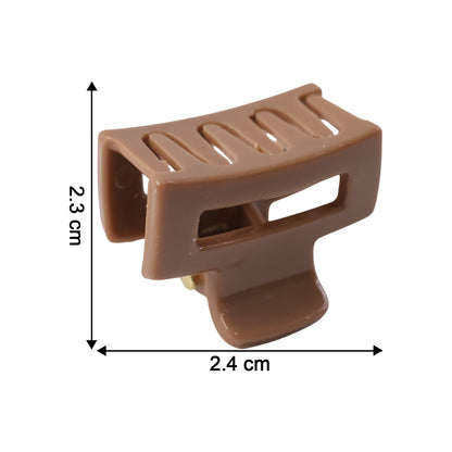 Set of 12 stylish mini hair claw clips by Wukusy, perfect for securing small sections of hair with a sleek design.