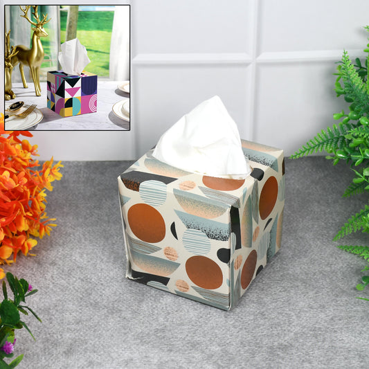 Wukusy tissue cube box holder for home or office, stylish and practical tissue dispenser with 50 tissue cubes in a set.