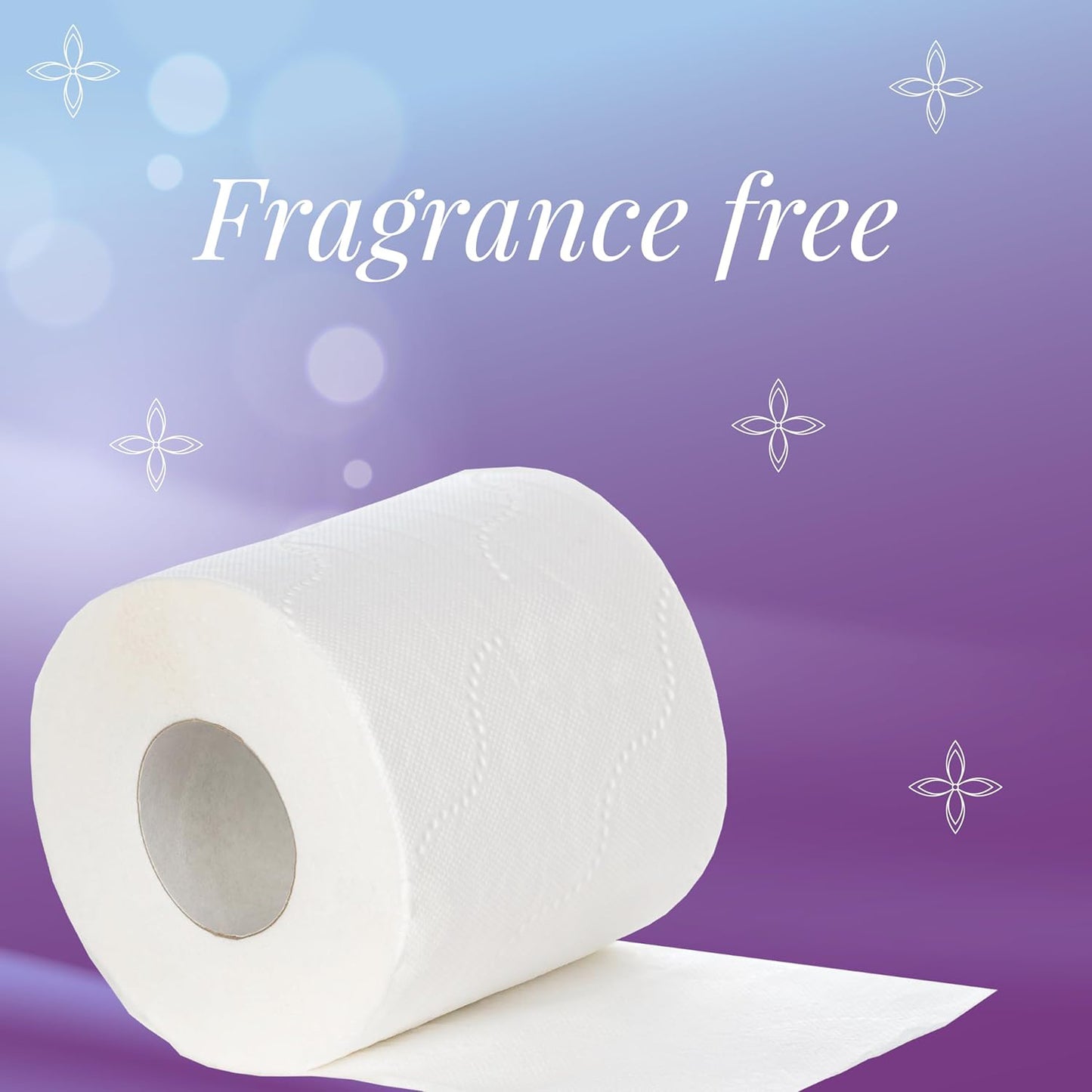 Wukusy soft embossed toilet tissue rolls, 220 sheets per roll, set of 10 bathroom tissue rolls with textured surface.