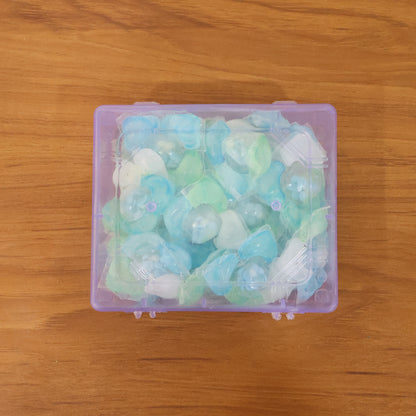 Wukusy Ultra Clean Liquid Laundry Detergent Pods, 25-piece pack, showing clear detergent pods with blue and white accents.