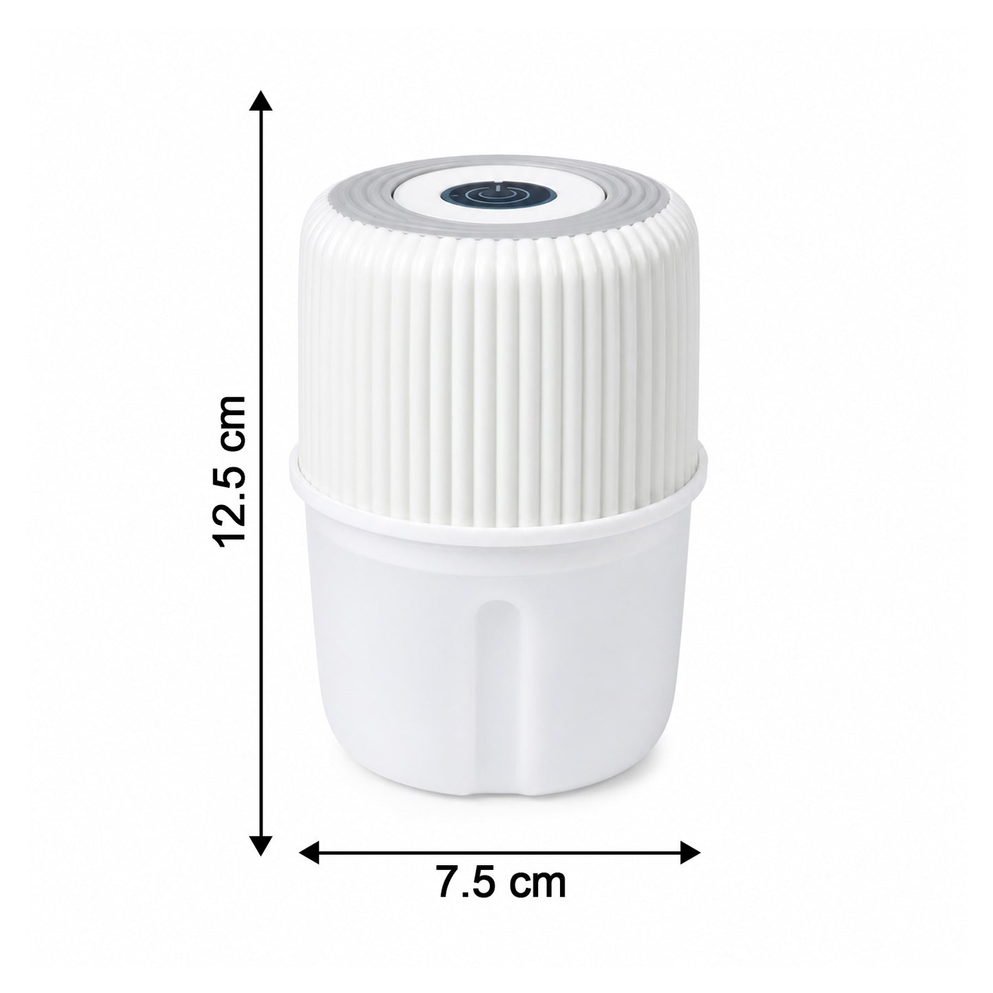 Wukusy USB rechargeable mini garlic chopper crusher with 300ml capacity, compact design for quick garlic crushing.