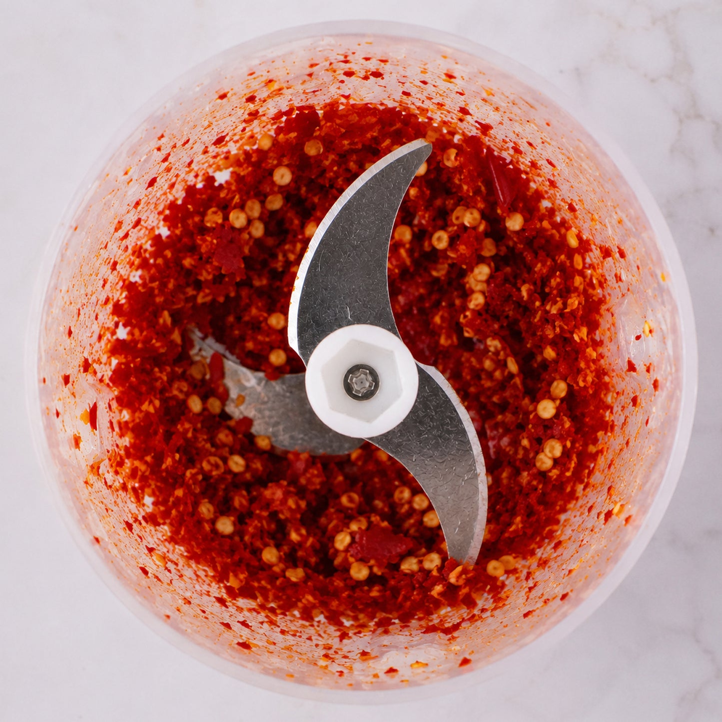 Wukusy USB rechargeable mini garlic chopper crusher with 300ml capacity, compact kitchen tool for garlic processing.