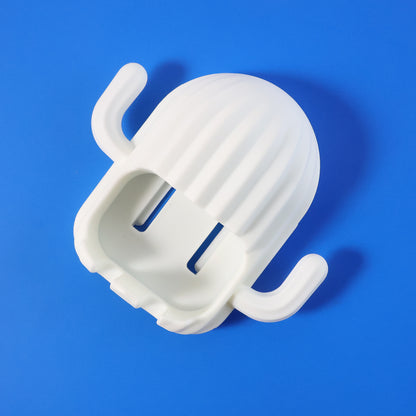 Wall-mounted cactus-shaped toothbrush holder by Wukusy, designed to hold toothbrushes in a fun, decorative cactus style.
