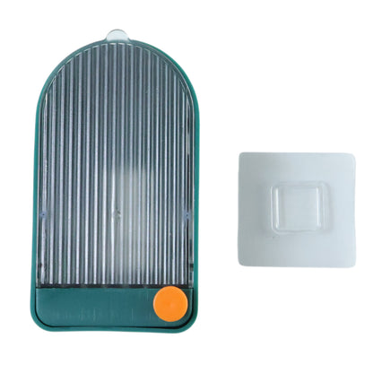 Wall-mounted soap holder with drain tray by Wukusy, featuring a sleek design for bathroom organization and easy soap access.