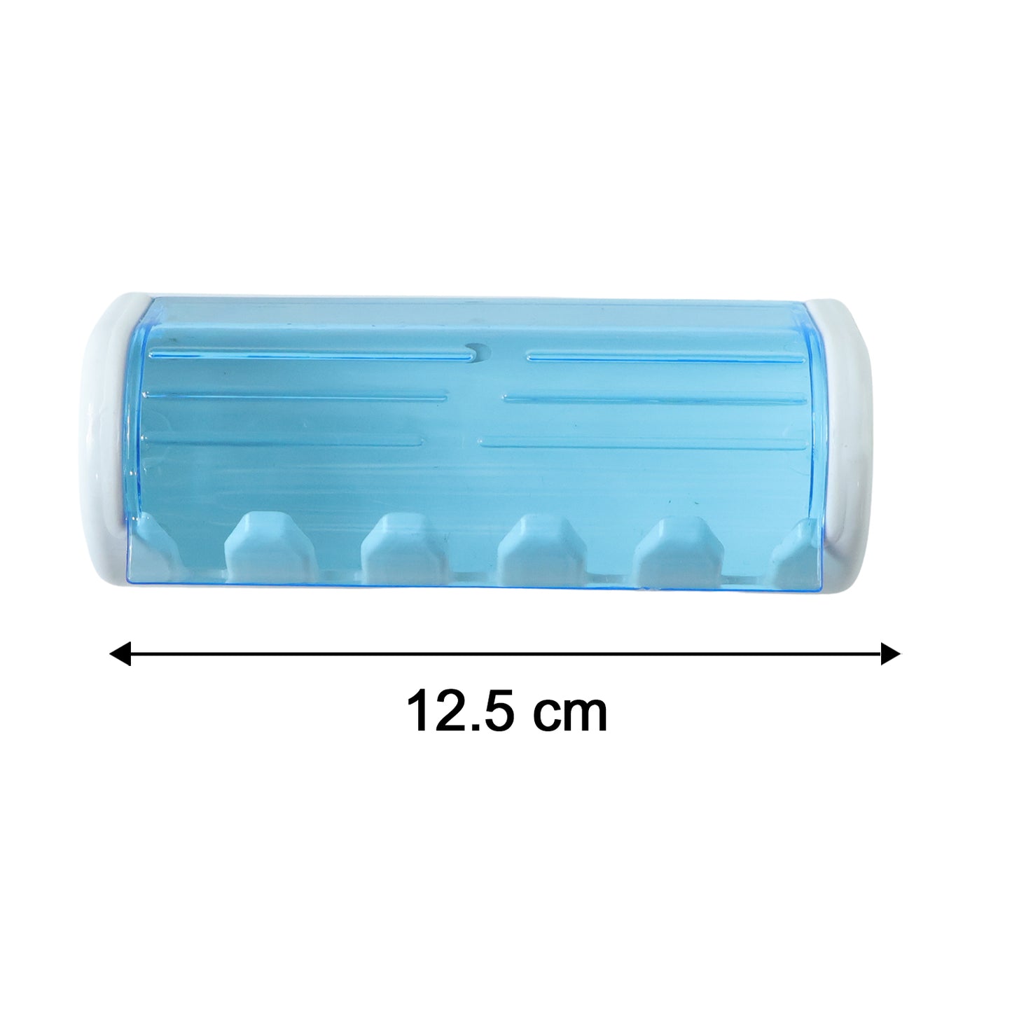 Wukusy wall-mounted toothbrush holder with protective cover, featuring a sleek design and space for a single toothbrush.