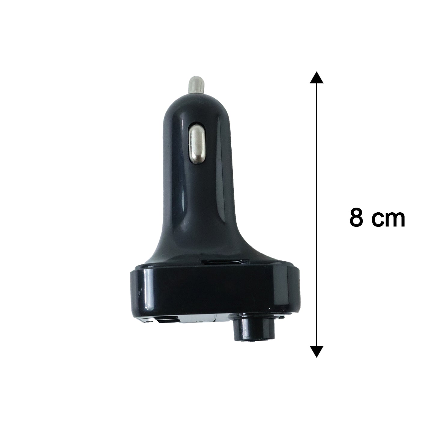 Wukusy wireless car charger with dual USB fast charging ports mounted in a vehicle's dashboard for easy device charging.