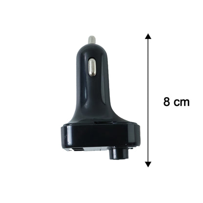 Wukusy wireless car charger with dual USB fast charging ports mounted in a vehicle's dashboard for easy device charging.