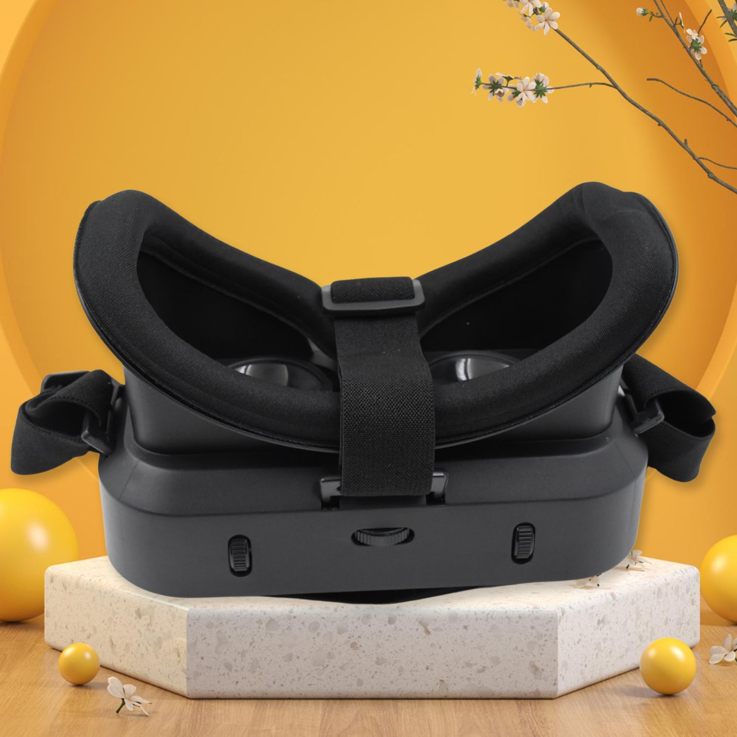 Wukusy 3D VR headset compatible with iPhone and Android for virtual reality movies, video games, and immersive 3D experiences.