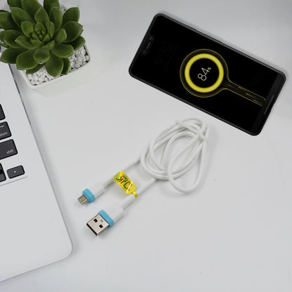 Wukusy 2.4A fast charging Android USB cable for data transfer, black electronic accessory, single piece, compatible with Android devices