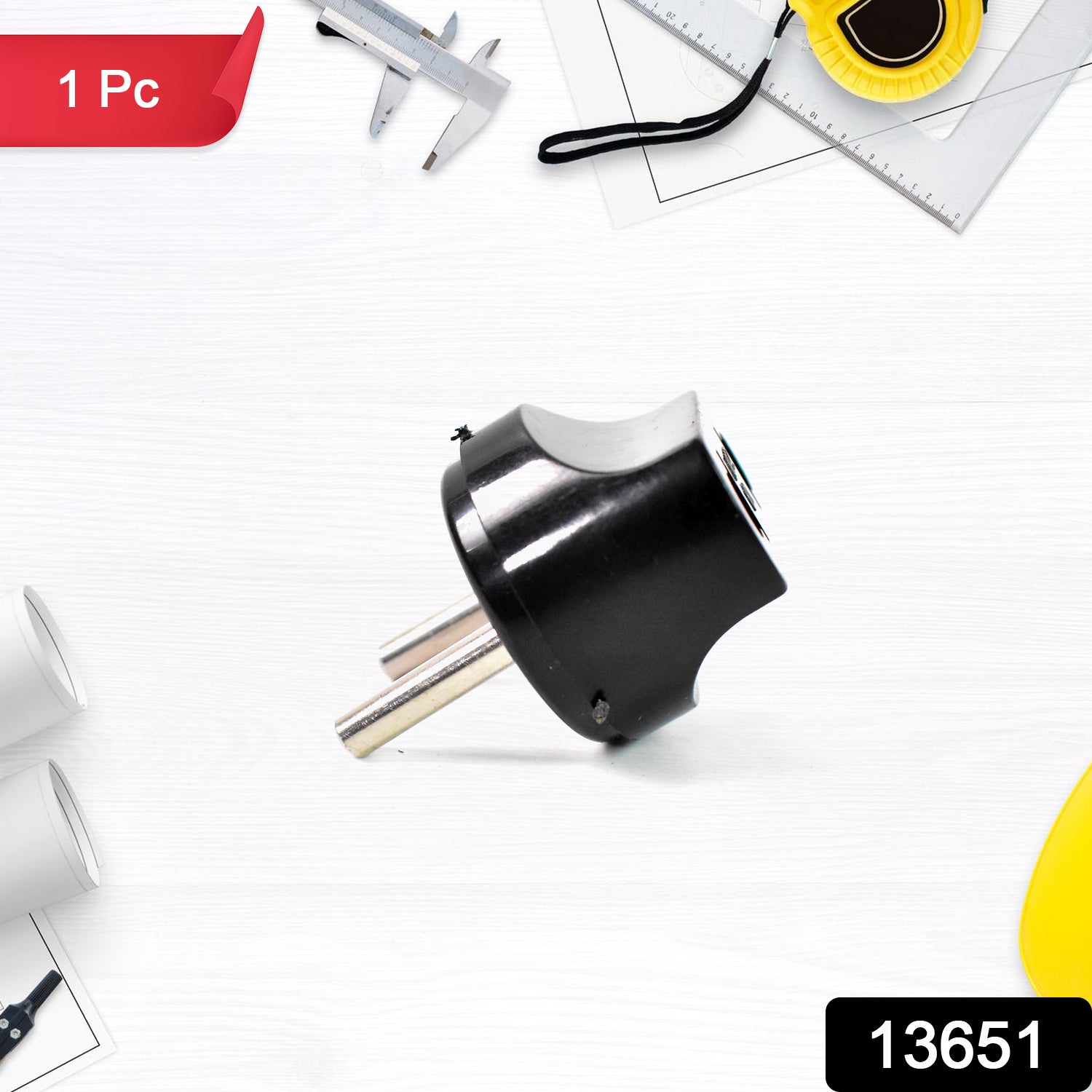 Wukusy 2-pin plug converter adapter for electronics, single piece, compact design for easy voltage compatibility.