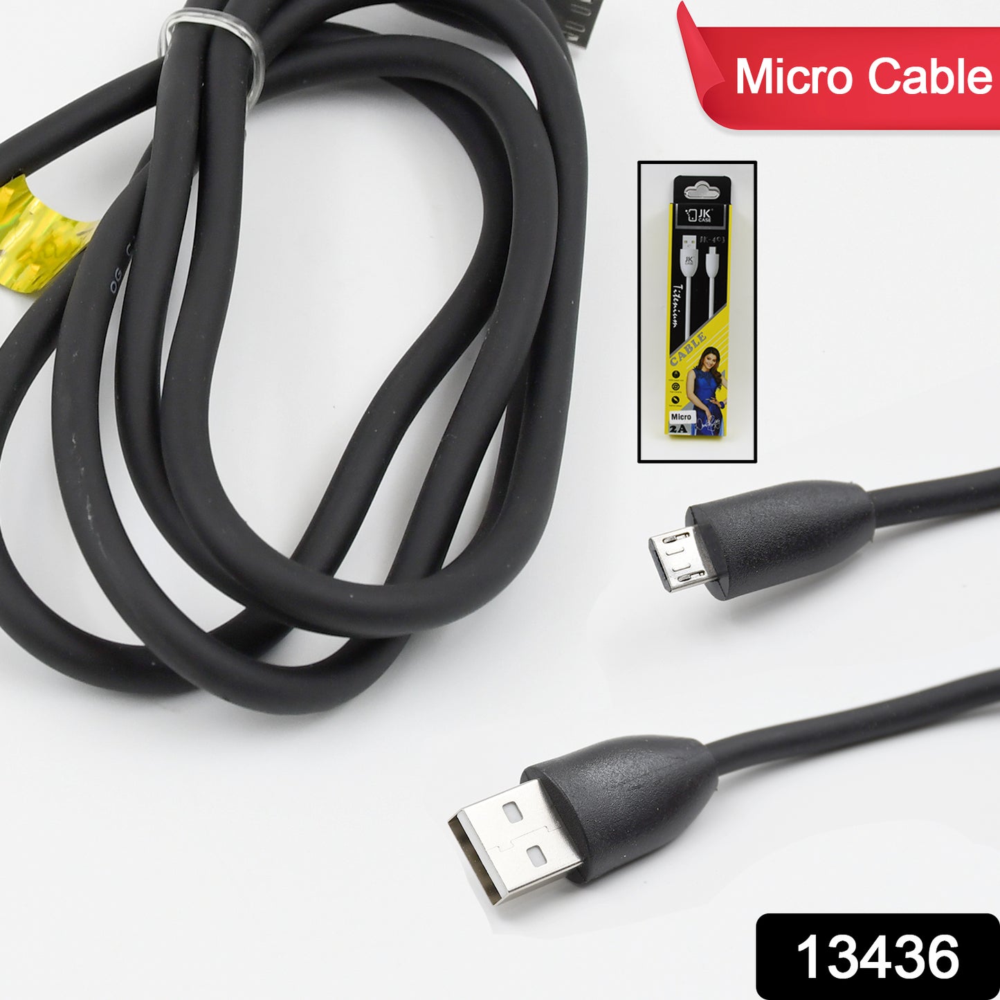 Wukusy 2A fast charging Android micro USB cable, tough and long, ideal for durable smartphone charging and data transfer.