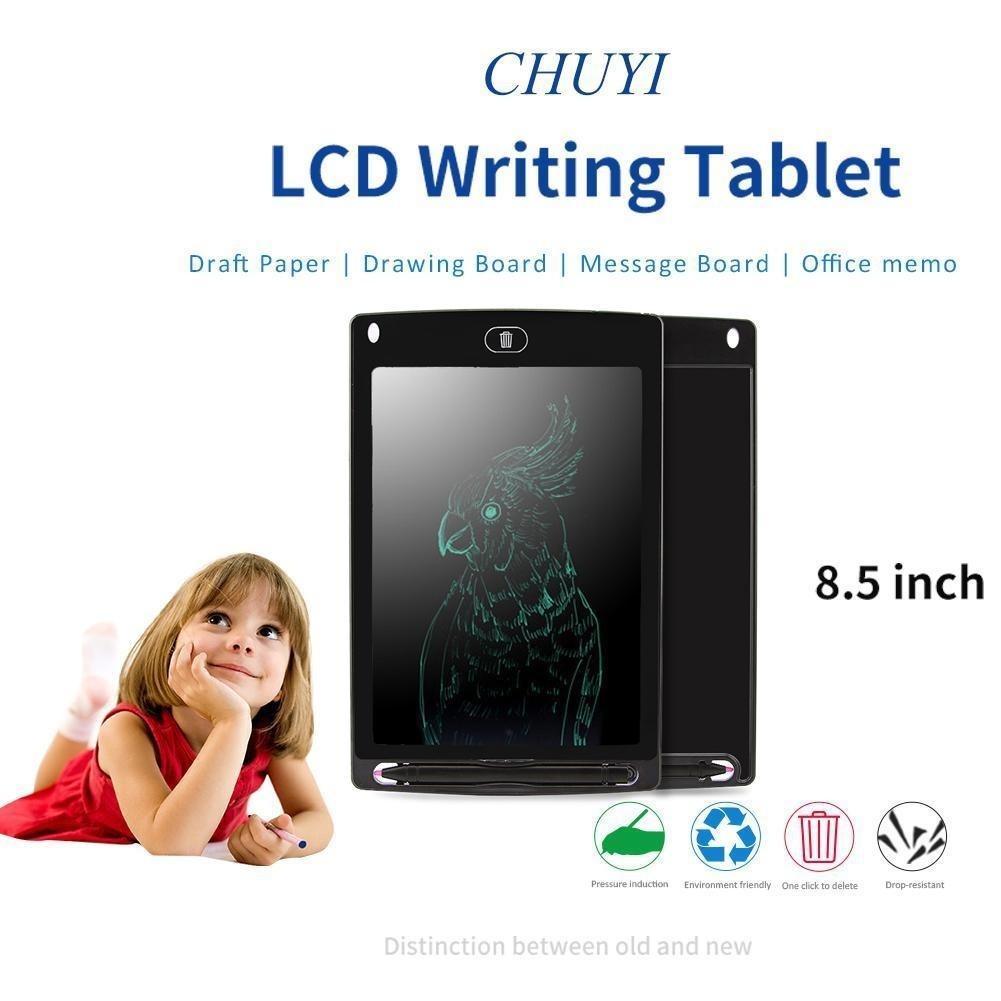 Wukusy 8.5-inch digital LCD writing and drawing tablet with graphic ewriter board and notepad for electronic note-taking.