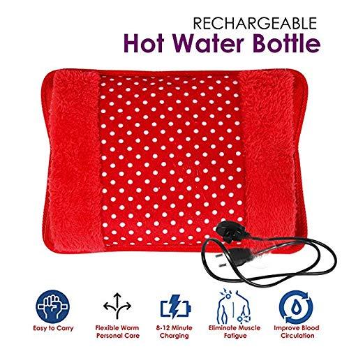 Wukusy 381 Velvet Electric Pain Relief Heating Bag for soothing heat therapy and pain relief, with plush velvet exterior.