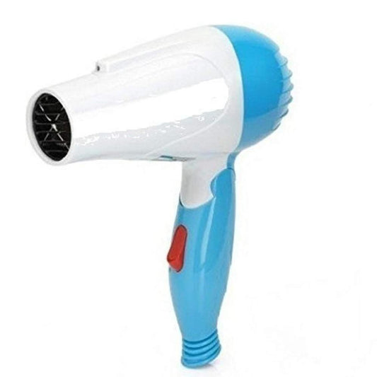 Wukusy folding hair dryer with two-speed control, compact electronic hair dryer for easy styling and travel.