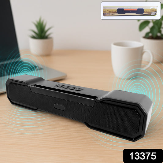 Wukusy 3D Sound Wireless Bluetooth Speaker, compact electronic device with modern design for portable music playback