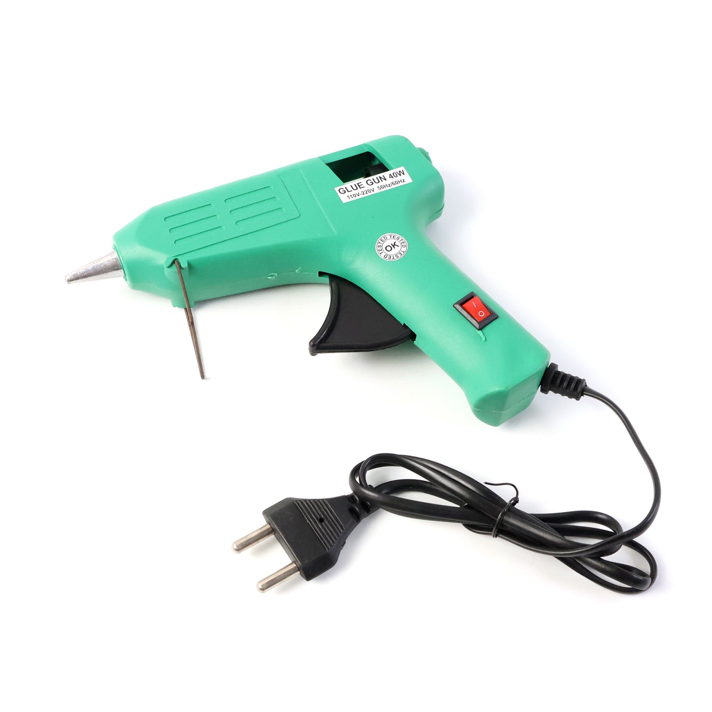Wukusy 575 Glue Gun with 40 Watt power, handheld electronic hot glue gun for crafts and DIY projects.