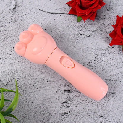 Wukusy bear-shaped hand massager for khujli relief, soothing comfort for itchy skin, electronic device with soft design.