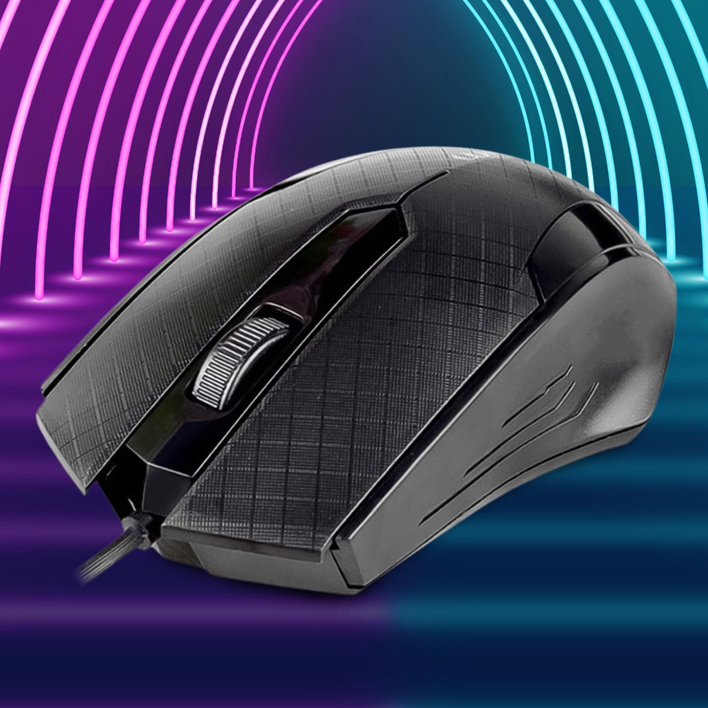 Wukusy wired optical computer mouse for laptops, featuring a sleek design and precise optical tracking.