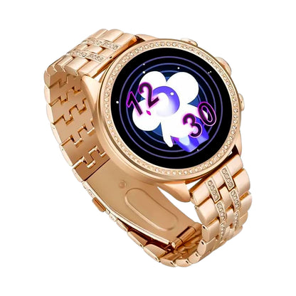 Wukusy Gen 9 Diamond Strap smartwatch with HD display, featuring two stylish straps for versatile wear.