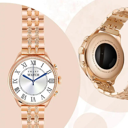 Wukusy Gen 9 Diamond Strap smartwatch with HD display, featuring two stylish straps in a modern electronic device image.