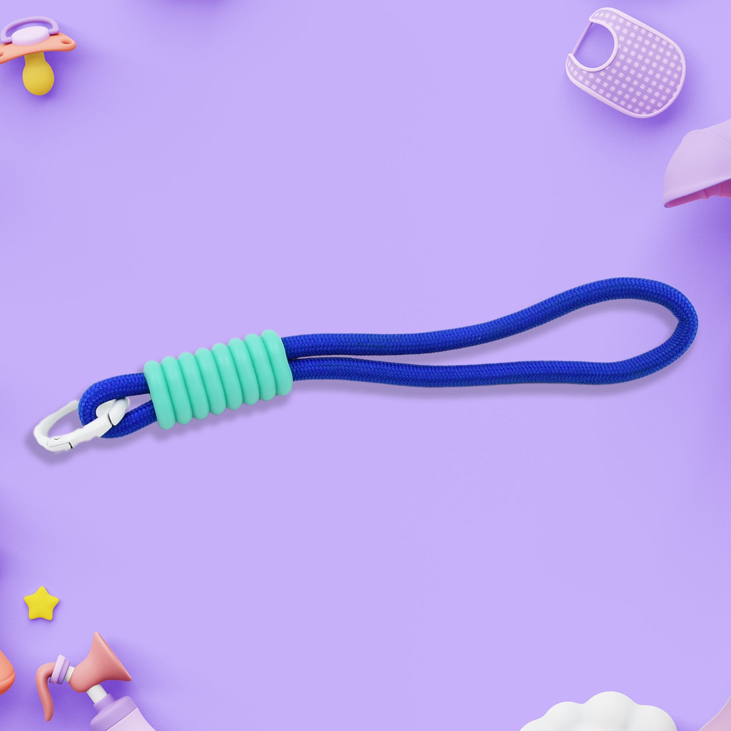 Wukusy multicolor adjustable hand and wrist strap lanyard with cellphone phone strap, 6-inch length, for electronics.