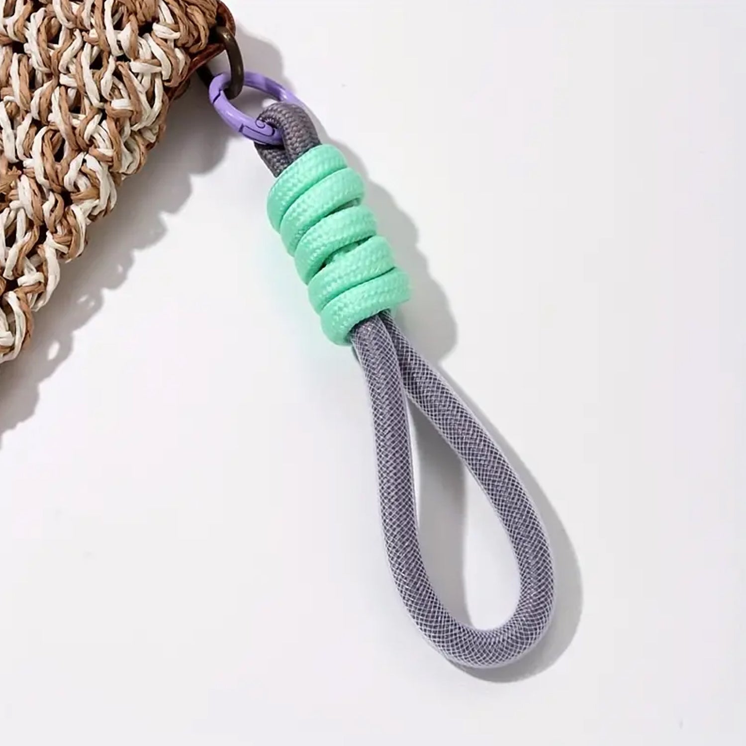 Wukusy multipurpose adjustable hand wrist strap lanyard with multicolor design for phones and electronics, 6-inch length.
