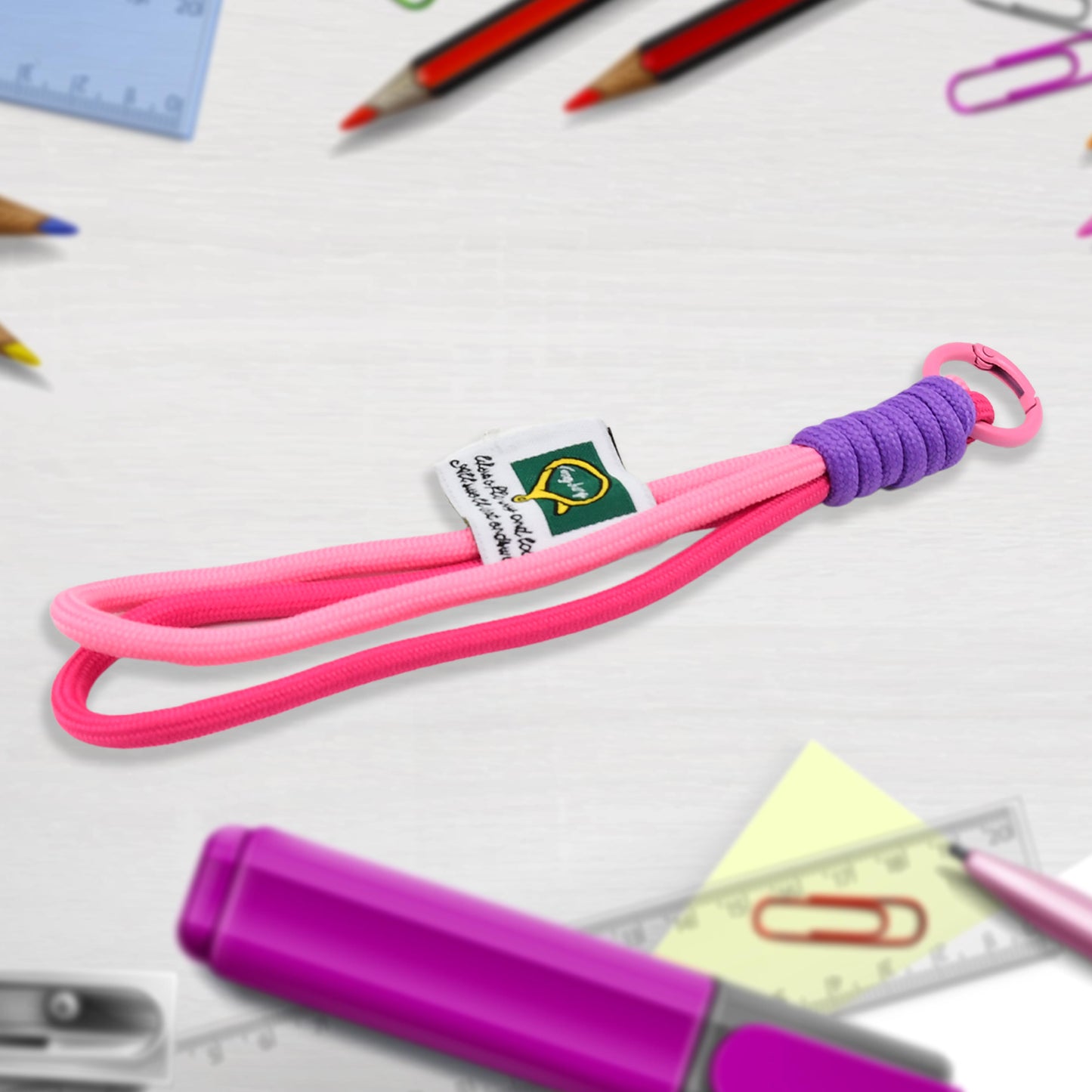 Multicolor Wukusy multipurpose hand wrist strap lanyard with cellphone phone strap, 7-inch length, for electronics and mobile devices