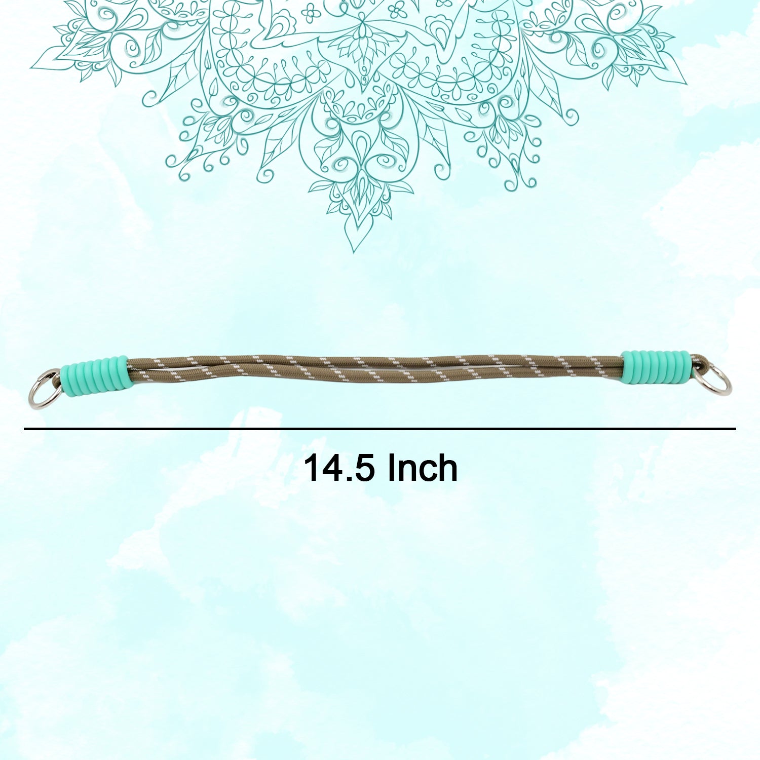 Wukusy multicolor two-sided adjustable hand wrist strap lanyard with cellphone phone strap, 14.5 inches long for electronics.