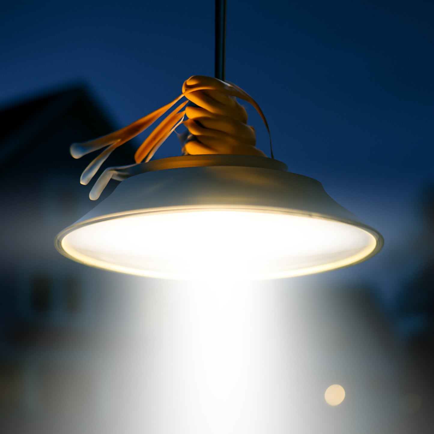 Wukusy rechargeable hanging LED light for indoor and outdoor use, compact electronic lighting solution with bright illumination